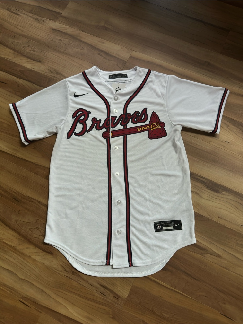 NWT Men's Atlanta Braves Nike White Home Limited Baseball Jersey